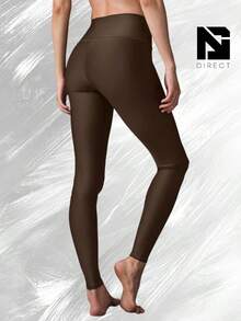 High-Waist Airlift Legging - Espresso - View 2