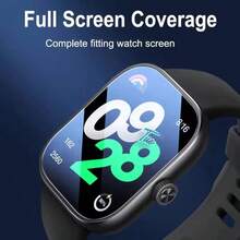 Shockproof Watch Screen Protector 3pcs Easy Installation Screen Protector Film For Redmi Watch 5 Active, High Definition Full Coverage Anti-Scratch Watch Screen Protector Mother's Day Gift Anniversary Celebration - Clear - View 6