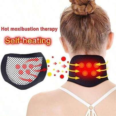 Khăn quàng cổ bằng nylon thoáng khí có thể điều chỉnh, giúp thư giãn cơ cổ, ấm áp và thoải mái khi sử dụng tại nhà và văn phòng.