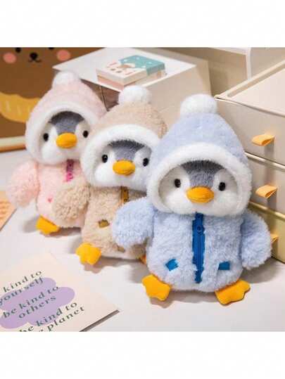 9.84 Inch/25cm Cute Plush Penguin Doll, Soft Stuffed Cartoon Penguin Doll, Adorable Penguin Decoration, Birthday Christmas Valentine's Day Gift For Girls And Boys