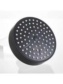 Đầu vòi sen áp lực cao 4 inch, đầu phun tăng cường bằng nhựa, đầu vòi sen cầm tay áp lực màu đen, đầu vòi sen tròn màu đen. - đen - Xem 8