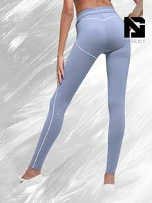 Airbrush High-Waist Heart Throb Legging - Winter Frost/White - View 2