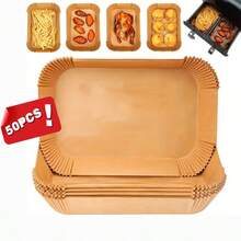 100pcs/50pcs Air Fryer Baking Paper, Food Tray Liner, Baking Mold Paper, Air Fryer Non-Stick Baking Mat, Round Non-Stick Baking Paper - Suitable For Baking, Cooking, Outdoor Grilling. Oven And Baking Tray - Easy To Clean, Healthy Cooking - Ideal Gift For Home Chefs And Baking Enthusiasts, Air Fryer Accessories, Multipurpose Kitchen Supplies, Easy To Clean Material, Mother's Day/Valentine's Day Gift, Home Kitchen, RV Kitchen Essentials - View 13