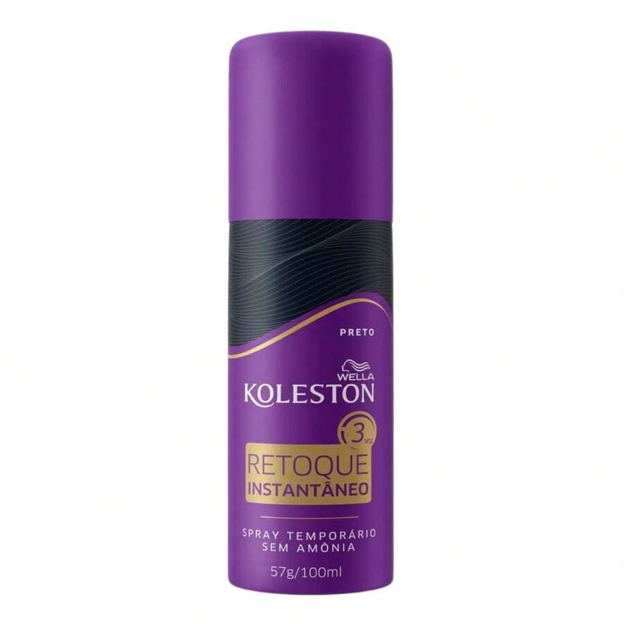 Wella Koleston Instant Touch-Up Spray 100ml - màu đen - Xem 1