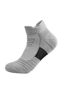 1/3/6 Pasang Kaos Kaki Olahraga Tebal untuk Mata Kaki, Kaos Kaki Anti Lembap untuk Tenis, Bulu Tangkis, Lari, dan Basket untuk Pria - MultiWarna - View 18