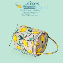 1pc Lemon Print Crochet Yarn Sewing Supplies Tool Accessories Storage Bag, Multiple Styles Available, Handmade DIY Sewing Knitting Project Storage, Perfect Gift For Sewing Enthusiasts - A - View 9