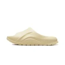 Dép lê LI-NING Keyboard Slides, dép xăng đan tăng chiều cao kiểu dáng thon gọn unisex, dép thể thao chống trơn trượt phong cách đường phố AGAW007 - Củ sen màu vàng - Xem 2