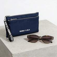 Portamonete LOLA, Pochette BIMBA, Bag Tote Unisex, Leggera And Impermeabile, Dotato Di Cerniera - 軍藍 - 查看 4