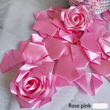 300 cánh hoa hồng satin làm sẵn, bó hoa hồng khô bán thành phẩm tự làm, hoa không bao giờ héo, cánh hoa hồng satin thích hợp cho đám cưới, kỷ niệm, sinh nhật, Ngày của Mẹ, Ngày Valentine. - Nhiều màu - Xem 16