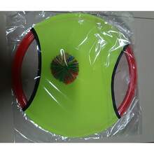 [Sensory Integration Training Tool] Bouncy Ring Toss Ball Set, Tray Paddle Lycra Toy (Outdoor Sports/Hand-Eye Coordination/Summer Camp Interactive) - Multicolor - View 12