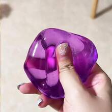 1 món đồ chơi bóp hình hoa hồng, đồ chơi bóp giảm căng thẳng hình mạch nha trong suốt. - Nhiều màu - Xem 8