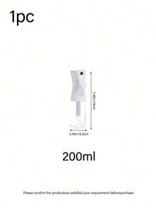Bình xịt phun sương áp suất cao 200ml/300ml/500ml, xịt khoáng chăm sóc tóc và da mặt, bình xịt phun sương, vật dụng thiết yếu cho salon và du lịch, bình dùng trong phòng tắm. - Trong sáng - Xem 10
