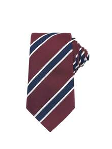 1 chiếc cà vạt thủ công kẻ sọc đỏ và xanh dương, thích hợp để phối với áo sơ mi và mặc hàng ngày. - Cà vạt cổ vũ - Xem 2