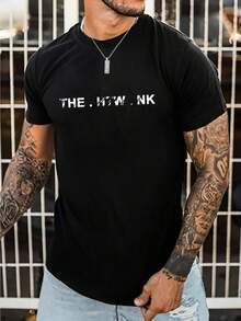 Men's Size T-Shirt With Letter Print, Suitable For Summer, Fashionable Casual T-Shirt For Men, Women's T-Shirts, Shirt Women, Mexico - 白色 - 查看 6