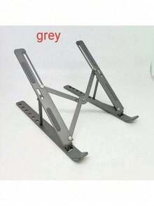 18-Inch Laptop Stand, Foldable Aluminum Alloy Cooling Riser Holder, Portable Desktop Tablet & Phone Stand - View 4