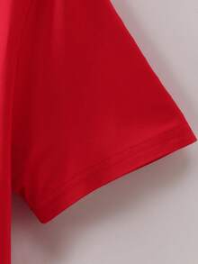 Camisetas de mujer a la moda - Rojo - Ver 4