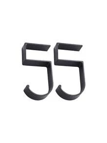 44/2/1件装 5字形桌面侧挂挂钩，可挂背包、手提包、雨伞、手提包、公文包，可拆卸侧挂办公手提包架，桌面挂钩，挂钩，办公收纳架 - 彩色 - 查看 6