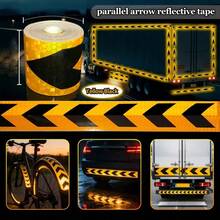 5cm*3 Meters Reflective Warning Tape Waterproof PVC Material Night Sticker Outdoor Use Suitable For Clothing And Trailer Marking (Actual Product Without Paper Core) - Multicolor - View 43
