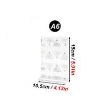 1pc A6/A5/A4 Acrylic Double-Sided Transparent Table Card Holder, Menu Display Stand With Card Slot, Restaurant Table Sign Holder, Desk Top Label Stand, Suitable For Restaurant, Events, Graduation Ceremony And Office Use - Table Cards - View 9