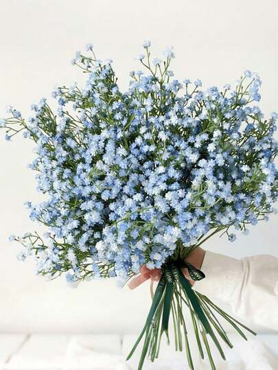 600 bông hoa baby's breath nhân tạo thoáng khí (20 bó) - Hoa baby's breath sống động như thật, thích hợp trang trí bàn tiệc cưới, khách sạn, kỷ niệm, lễ đính hôn, Lễ Tạ ơn.