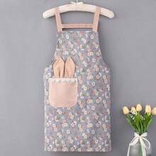 1 pieza Delantal floral lindo y de moda para cocinar en casa - Multicolor - Ver 11