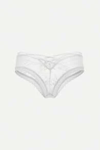 4/PCS Quần lót ren khoét sâu gợi cảm cho nữ có dây đeo chéo, Đồ lót lọt khe gợi cảm - Nhiều màu - Xem 2