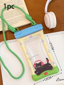 Waterproof Phone Pouch - Floating Waterproof Phone Bag With Shoulder Strap - Essential For Beach, Cruise, Travel - Fits All Devices, Touch Screen Friendly | Cartoon Pattern - Multicolor - View 18