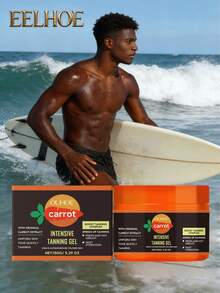 OUHOE Carrot Intensive Tanning Gel - Naturall Glow Skin Color Moisturizing & Nourishing Even Tanning And Provides Wheat & Radiant Skin Suitable For Beach Sunbathing Outdoor Care Products - Bronze - View 6