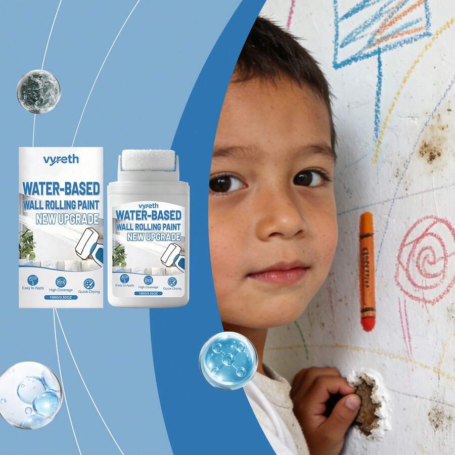 水性墙面涂料、日常污渍清洁、涂鸦修复、墙面漆剥落和裂缝修补