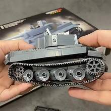 Bag Package WW2 Army Military Tank Model Building Kits Adult Building Blocks Toys Military Toys Building Blocks Sets Model Assembly 500+PCS, Gifts Items - 100242 - View 6