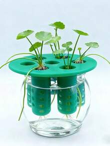 1pc 3D Printed Mold For DIY Hydroponic Planting Of Garlic & Green Onion - Multicolor - View 3