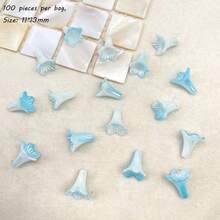 Estilo antiguo de acrílico de dos colores pequeño material de horquilla de joyería de pendiente de bolso de material de fábrica al por mayor de la gloria de la mañana DIY - Multicolor - Ver 18