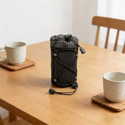 Molle Water Bottle Holder Drawstring Sports Water Bottles Pouch Bag Hydration Carrier For Travel Camping Hiking