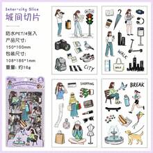 6pcs Cute Lifestyle Theme Stickers, Casual Girl Daily Moment Stickers For Scrapbooking, Diary, Card Making - MHSJC - View 15