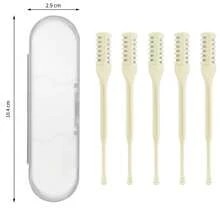 10pcs Double-Sided Offset Nose Hair Trimmer, Nose Hair Scissors, Rotating Nose Hair Trimmer. Convenient And Practical, Sturdy, Aesthetically And Practical. - Multicolor - View 12