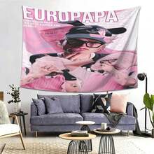 Joost Klein Inspired Tapestry, A  Printed Style, Perfect For Bedroom, Dormitory, And Home Decor, A Unique Holiday Gift Idea For Friends And Family, A Versatile Decorative Item - 彩色 - 查看 2