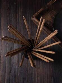 日式鸡翅木抗菌防锈304不锈钢合金筷子，防滑公共筷子 - 查看 6