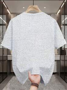 Fashionable Men's T-Shirt - White - View 9
