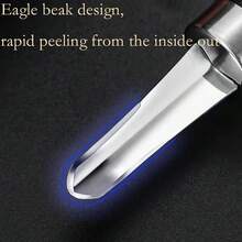 Đây là một món đồ tuyệt vời: Dụng cụ gọt và bóc vỏ tôm 3 trong 1 bằng thép không gỉ, 1 dụng cụ cắt lưng tôm chuyên nghiệp, dụng cụ tách hạt trái cây đa năng dùng cho nhãn và vải. - Nhiều màu - Xem 11