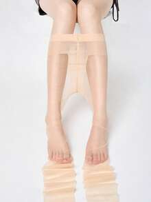 Bộ 3 chiếc quần legging bó sát trong suốt, siêu mỏng, cạp cao, dài đến mắt cá chân, có phần mũi được gia cố, phù hợp cho phụ nữ nặng 40-60kg, vòng eo 75cm và vòng hông 95cm hoặc nhỏ hơn. - Nhiều màu - Xem 9