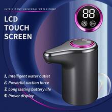 1pc Electric Water Pump For 2-3-4-5 Gallon Water Bottles, With LCD Battery Display, USB Rechargeable Portable Electric Water Bottle Pump, Suitable For Home, Kitchen, Living Room, Office, Outdoor Camping, Wireless Water Pump For Home Use - Multicolor - View 14