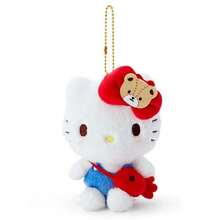 SANRIO 三丽鸥 Hello Kitty 夏威夷时尚毛绒玩具 1 件装，My Melody、Kuromi、Pochacco，学生背包，可爱毛绒玩偶，包包挂件，礼品包装，节日礼物 - 彩色 - 查看 8