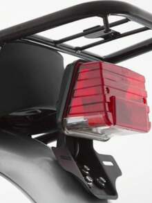 Luz trasera de freno luz de stop accesorio calavera para motocicleta - A - Ver 2