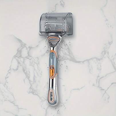 Wall-Mounted Shower Holder With Cover, Self-Adhesive Waterproof Bathroom And Toothbrush Storage Box, Suitable Couples/Brothers/Families - Easy To Install (No Drilling Required), Simple Design, Available In 1 Or 2-Piece Sets, Shower Holder, Bathroom Decoration And Accessories, Shower Storage, Bathroom Accessories, Bathroom Holder, Bathroom Organization, Toothbrush Storage, Modern Bathroom Accessories, Simple Design, Rustproof, Waterproof Material, No Drilling Required Installation,, Thanksgiving