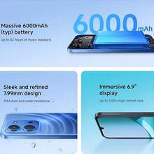 Xiaomi هاتف ذكي شاومي 15C بشاشة 6.9 بوصة FHD+ بتردد 120 هرتز وبطارية 6000 ميلي أمبير وكاميرا 50 ميجا بكسل، ذاكرة وصول عشوائي 16 جيجابايت (قابلة للتوسيع 8+8) وذاكرة تخزين 256 جيجابايت، معالج ثماني النواة - الأزرق - مشاهدة 7