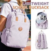 Nueva mochila, mochila para portátil, adecuada para portátiles de 14-15.6 pulgadas, unisex, ligera y duradera, bolsillos multifuncionales, mochila de gran capacidad para universidad y exteriores, mochila de viaje, mochila de senderismo, mochila casual ligera para uso diario, con compartimento para portátil, mochila multifuncional de moda, adecuada para trabajo, negocios y uso universitario, múltiples colores disponibles - Multicolor - Ver 17