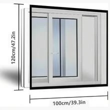 Rèm voan đen bằng polyester, kích thước 39" (chiều rộng) x 47.2" (chiều cao), có khe luồn thanh treo, có 3 kích thước khác nhau, khung đen với khóa dán, thích hợp cho phòng ngủ, phòng khách và nhà bếp vào mùa hè. - Đen, đen - Xem 12