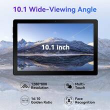 Qetupa Android 15 平板電腦 10.1 吋 A523 八核心 2.0GHz 處理器 1280*800 HD IPS 螢幕 4GB RAM+64GB/128GB ROM 支援 1TB 擴充 雙頻 802.11ac WiFi5 2.4G+5G BT 5.0 6000mAh 長效電池 - 查看 2