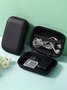 1pc Double Layer Digital Accessories Storage Bag, Electronics Accessories Travel Organizer Bag Fits Phone, Cables, Coins, Jewelry, Divider Compartments For Power Bank, Mouse, Charger, Data Cables, Hard Drive, Protective Cover,Boho Vibes - 查看 9