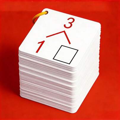 108 tarjetas flash de práctica de adición y sustracción - Tarjetas flash educativas, habilidades matemáticas, mejora la capacidad aritmética a través del cálculo mental (incluye adición, sustracción, multiplicación y división), adecuado para útiles escolares y regalos